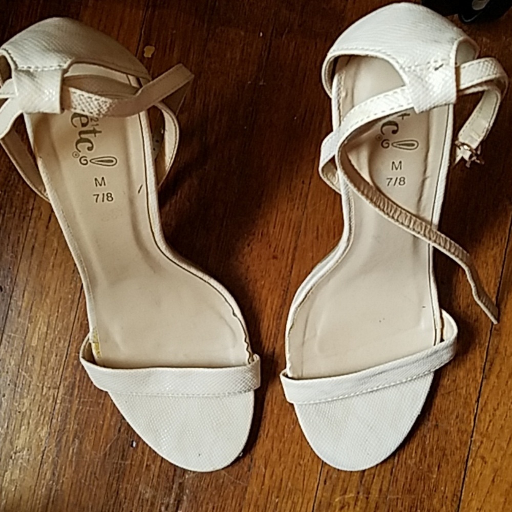 Strappy heels